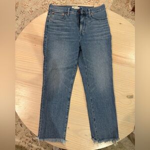 Madewell Blue Ankle Jeans
